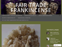 Tablet Screenshot of fairtradefrankincense.com